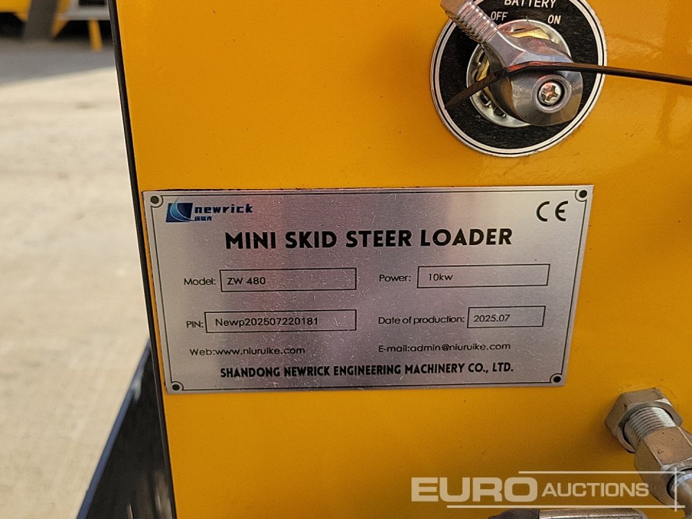 Mini chargeuse Unused 2025 Newrick ZW480: photos 37