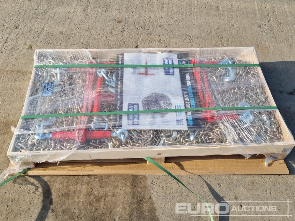 Unused 5400LBS Rachet Binder (5 of), 5/16" 20' G70 Chain (10 of) - Matériel de chantier: photos 2 Unused 5400LBS Rachet Binder (5 of), 5/16" 20' G70 Chain (10 of) - Matériel de chantier: photos 2