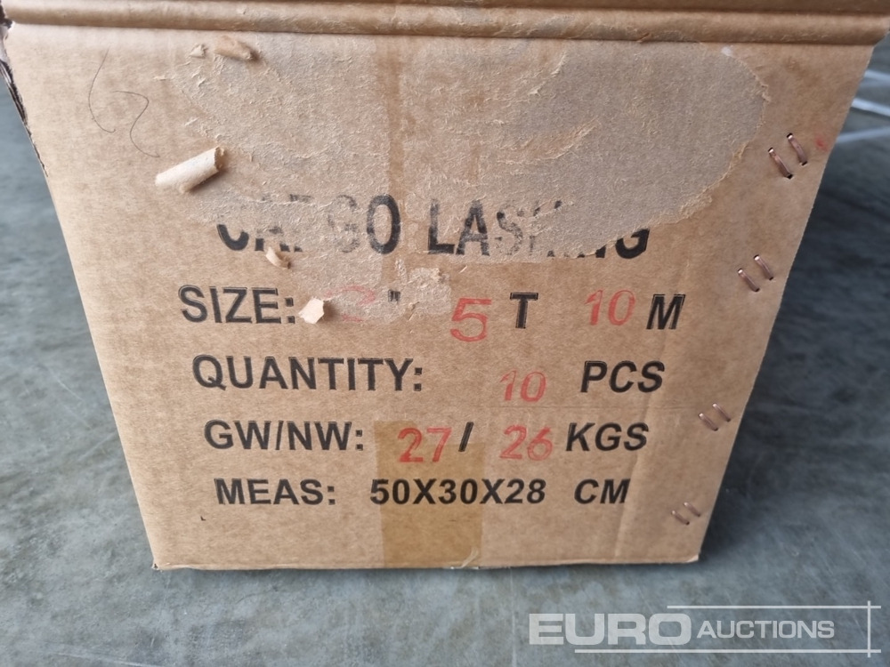 Matériel de chantier Unused Boss 10M 5T Ratchet Strap (10 of): photos 13
