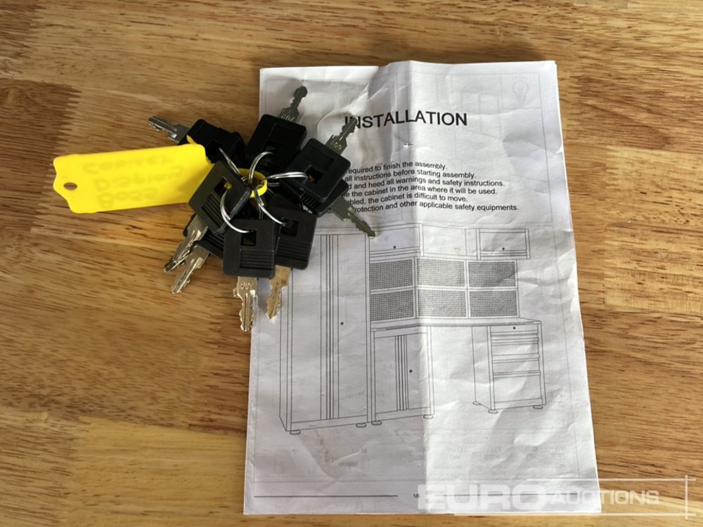 Matériel de chantier Unused Boss 2.6m 9 Drawer, 5 Cabinet Tool Station: photos 18 Matériel de chantier Unused Boss 2.6m 9 Drawer, 5 Cabinet Tool Station: photos 18