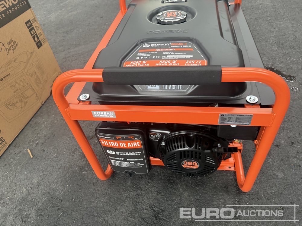 Groupe électrogène Unused Daewoo GD6500E-S: photos 8