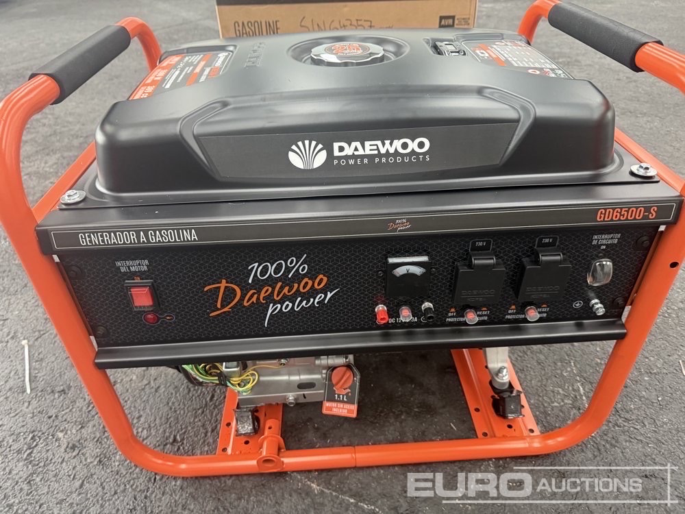 Groupe électrogène Unused Daewoo GD6500E-S: photos 9