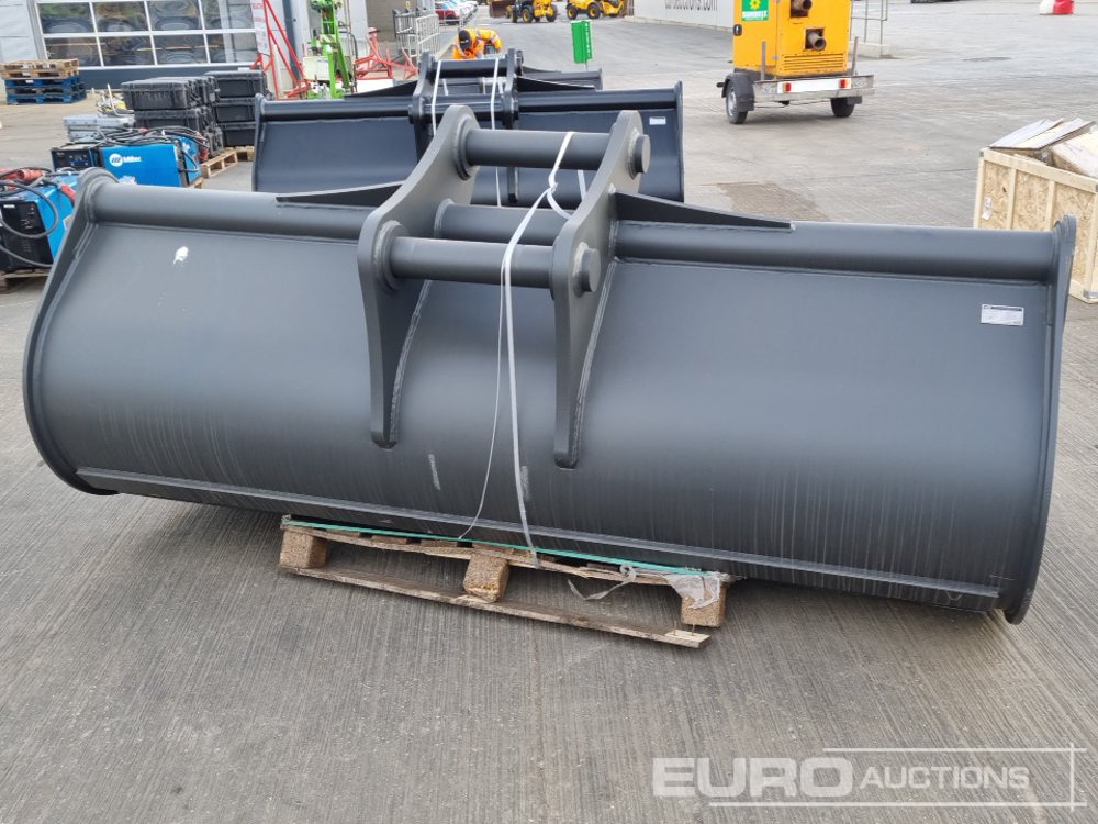 Unused Miller 108" Ditching Bucket 100mm Pin to suit 40 Ton Excavator - Godet: photos 2 Unused Miller 108" Ditching Bucket 100mm Pin to suit 40 Ton Excavator - Godet: photos 2
