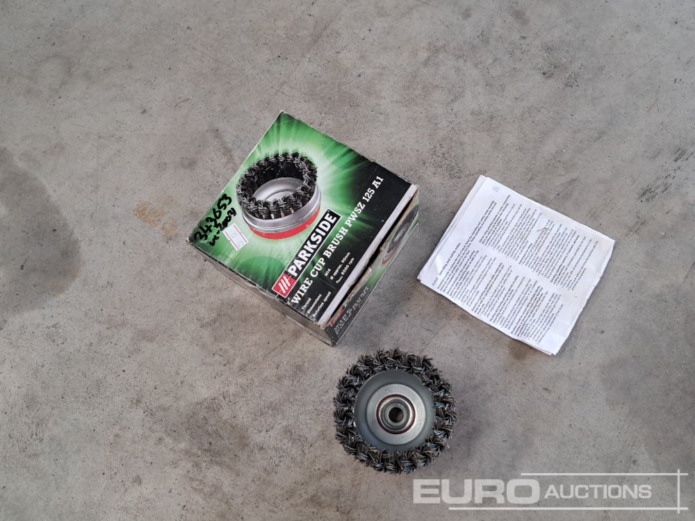 Équipement de garage Unused Parkside Wire Cup Wheel: photos 7