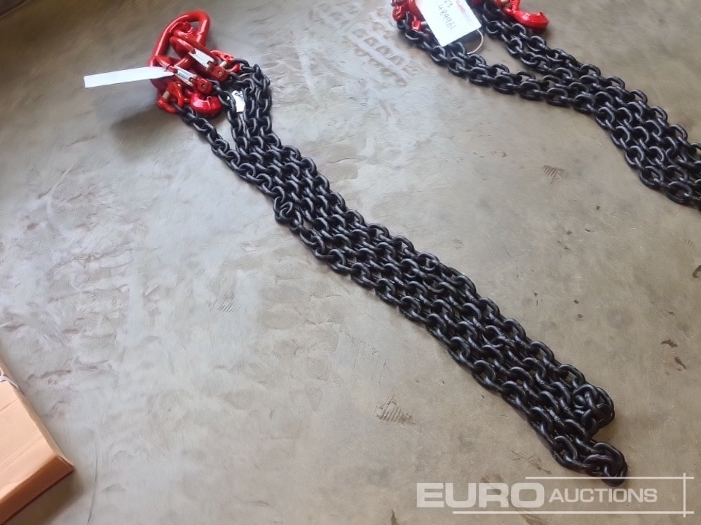 Unused Rydam Universal LTD 10mm Grade 80 2.5m Chain Brothers with Master Link Assembly, Shorteners & Clevis Sling Hooks - Matériel de chantier: photos 4 Unused Rydam Universal LTD 10mm Grade 80 2.5m Chain Brothers with Master Link Assembly, Shorteners & Clevis Sling Hooks - Matériel de chantier: photos 4