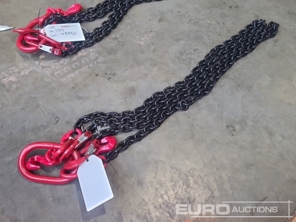 Unused Rydam Universal LTD 10mm Grade 80 2.5m Chain Brothers with Master Link Assembly, Shorteners & Clevis Sling Hooks - Matériel de chantier: photos 3 Unused Rydam Universal LTD 10mm Grade 80 2.5m Chain Brothers with Master Link Assembly, Shorteners & Clevis Sling Hooks - Matériel de chantier: photos 3