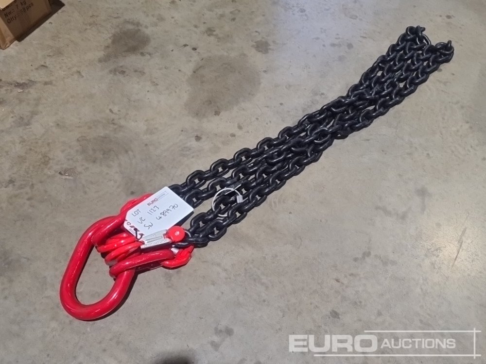 Unused Rydam Universal LTD 13mm Grade 80 2.5m Chain Brothers with Master Link Assembly, Clevis Sling Hooks - Matériel de chantier: photos 3 Unused Rydam Universal LTD 13mm Grade 80 2.5m Chain Brothers with Master Link Assembly, Clevis Sling Hooks - Matériel de chantier: photos 3