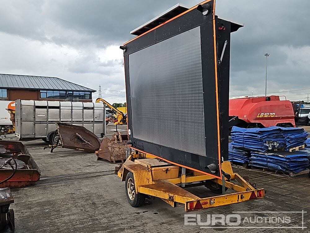 Ver-mac Single Axle Solar Powered Matrix Board - Remorque porte engin: photos 5 Ver-mac Single Axle Solar Powered Matrix Board - Remorque porte engin: photos 5
