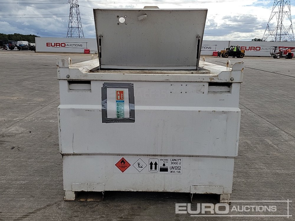 Cuve de stockage Western 3000 Litre Static Bunded Fuel Bowser: photos 9