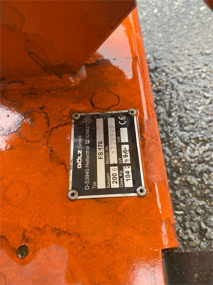 Gölz FS 170 - Travaux routiers: photos 4 Gölz FS 170 - Travaux routiers: photos 4