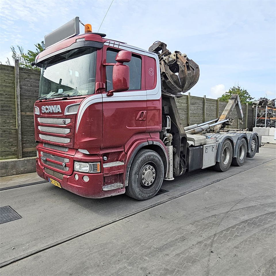 Scania R 500 - Camion ampliroll, Camion grue: photos 1 Scania R 500 - Camion ampliroll, Camion grue: photos 1