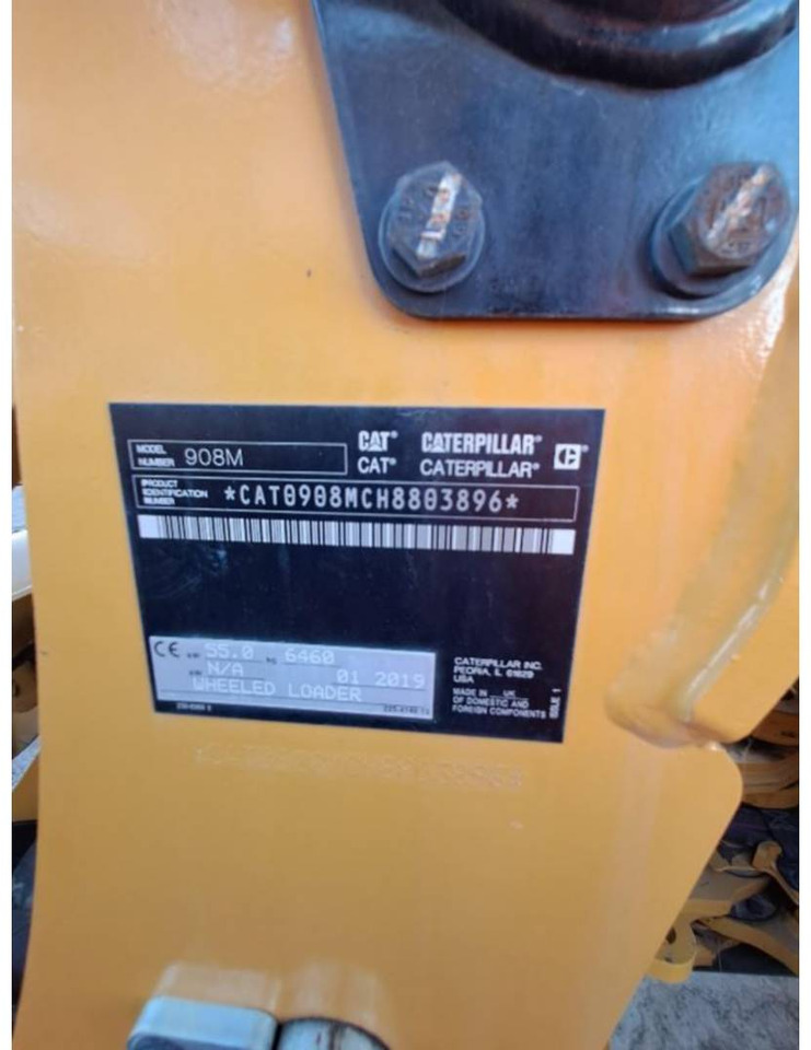 CAT 908M - Chargeuse sur pneus: photos 5 CAT 908M - Chargeuse sur pneus: photos 5