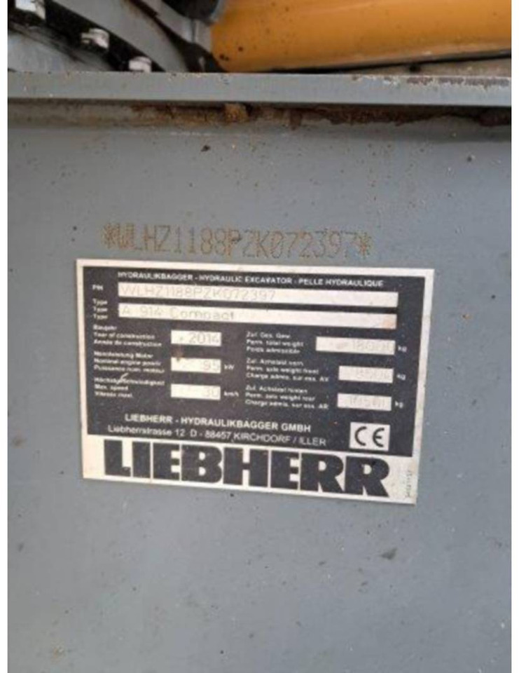 LIEBHERR A914 - Pelle sur pneus: photos 4 LIEBHERR A914 - Pelle sur pneus: photos 4