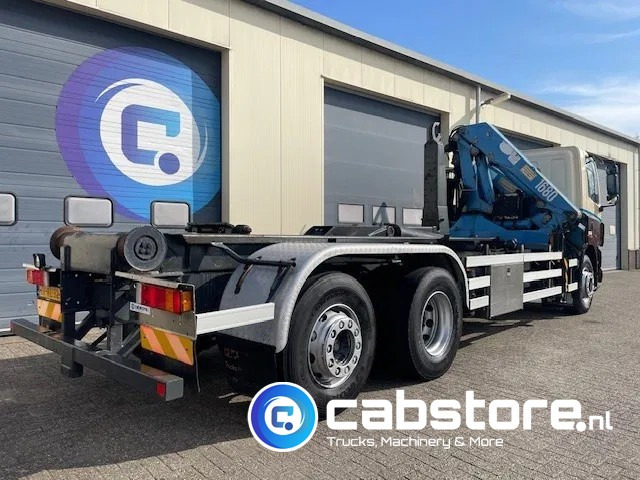 DAF CF 85.340 6X2 Euro 3 - Haakarm containersystem - Hooklift - Abrollkipper - Year 2004 - HMF 1680-K2 Crane - Grua - Ladekran - Autolaadkraan - Camion ampliroll, Camion grue: photos 3 DAF CF 85.340 6X2 Euro 3 - Haakarm containersystem - Hooklift - Abrollkipper - Year 2004 - HMF 1680-K2 Crane - Grua - Ladekran - Autolaadkraan - Camion ampliroll, Camion grue: photos 3