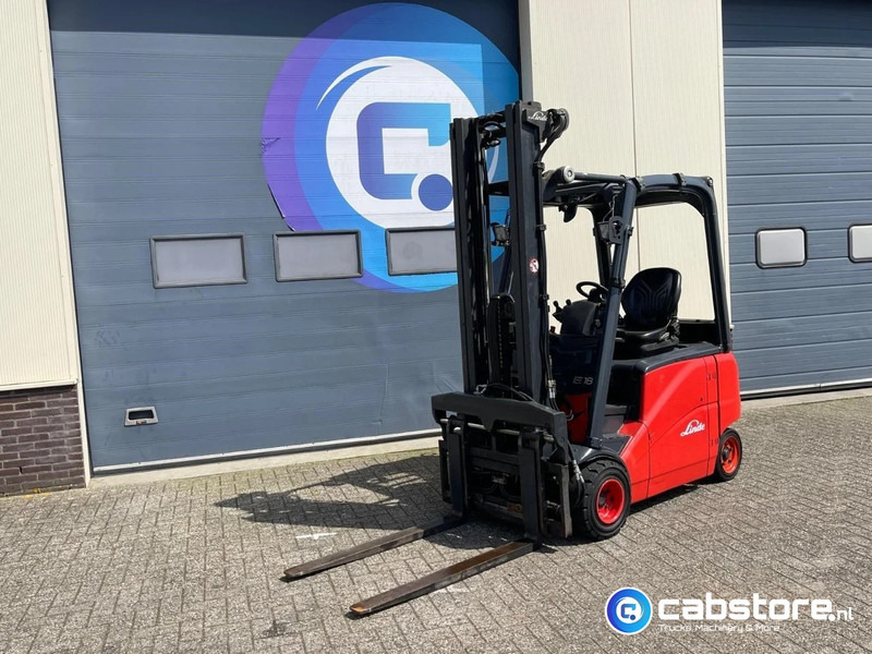 Linde E18PH-01 Elektrische hef truck - Electric Forklift - Year 2011- Side shift - Vorkverstelling - Chariot élévateur: photos 2 Linde E18PH-01 Elektrische hef truck - Electric Forklift - Year 2011- Side shift - Vorkverstelling - Chariot élévateur: photos 2