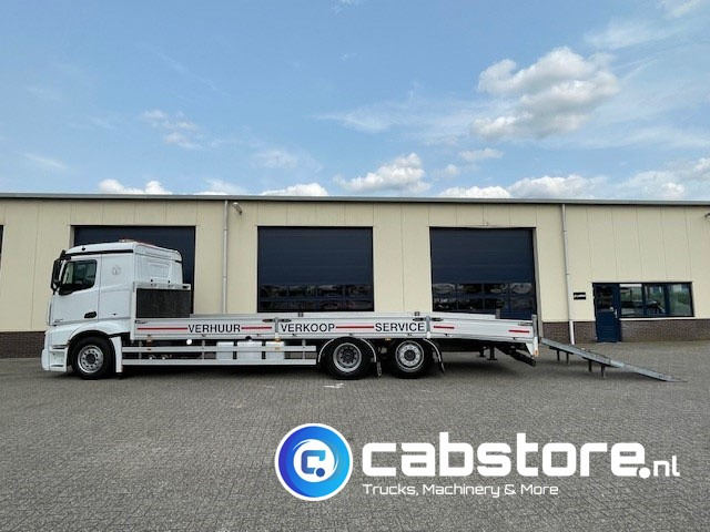 Camion plateau Mercedes-Benz ACTROS Mercedes Benz Actros 2642 6x2 Euro 6 oprijwagen - Machine transporter - Bouwjaar 2012 - Volledig luchtgeveerd - Hydraulische rampen - Liftas - APK 11-: photos 8