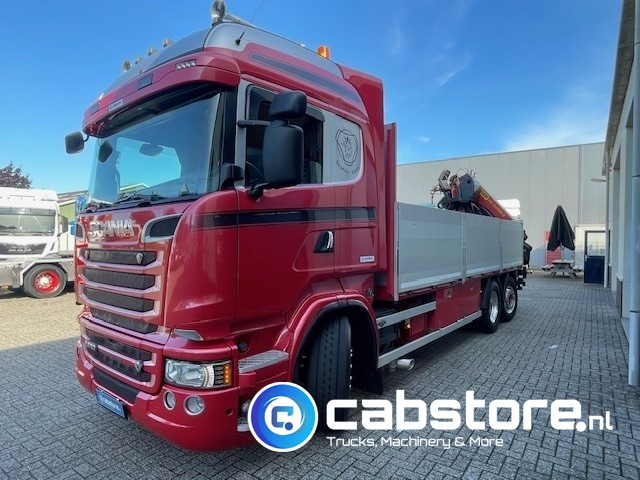 Camion grue Scania R520  LB6X2*4HNB V8 Euro 6 - Bouwjaar 2013 - Highline - Opticruise  - Open box + Palfinger PK 24001-K B Autolaadkraan - Good condition !: photos 15 Camion grue Scania R520  LB6X2*4HNB V8 Euro 6 - Bouwjaar 2013 - Highline - Opticruise  - Open box + Palfinger PK 24001-K B Autolaadkraan - Good condition !: photos 15