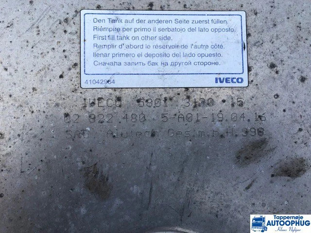 Iveco Brændstoftank Oem No : 5801279706 - Réservoir de carburant pour Camion: photos 3 Iveco Brændstoftank Oem No : 5801279706 - Réservoir de carburant pour Camion: photos 3