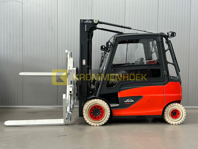 Linde E 50 HL Demo met Nieuwe Cascade 70G Roterende vorkenklem - Chariot élévateur électrique: photos 2 Linde E 50 HL Demo met Nieuwe Cascade 70G Roterende vorkenklem - Chariot élévateur électrique: photos 2