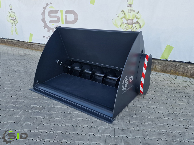 Godet pour chargeur pour Machine agricole neuf SID EINFUTTERSCHAUFEL MIT SCHNECKE / Godet distributeur de concentrés / Feeder bucket 1,2 M: photos 7 Godet pour chargeur pour Machine agricole neuf SID EINFUTTERSCHAUFEL MIT SCHNECKE / Godet distributeur de concentrés / Feeder bucket 1,2 M: photos 7