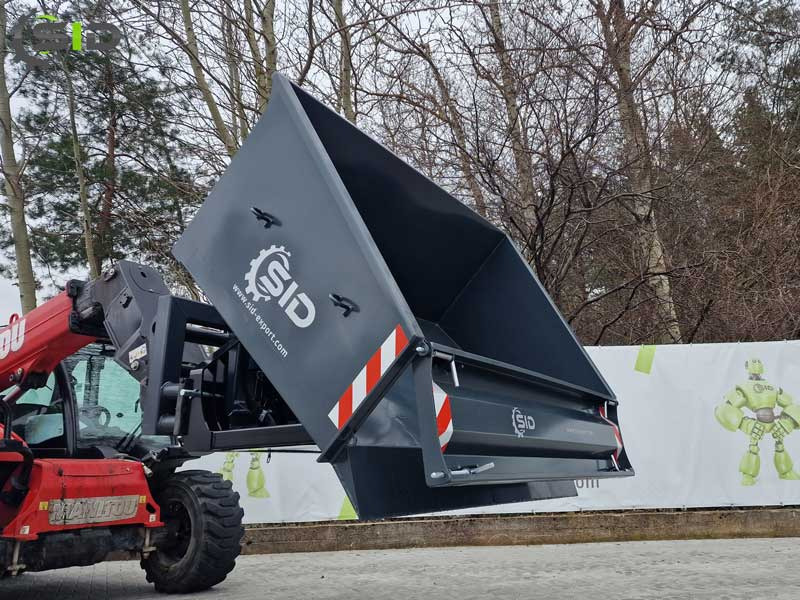 SID Kippmulde leicht Heckcontainer / Hydraulic transport box 1200 mm x 950 mm - Contrepoids pour Contrepoids: photos 1 SID Kippmulde leicht Heckcontainer / Hydraulic transport box 1200 mm x 950 mm - Contrepoids pour Contrepoids: photos 1