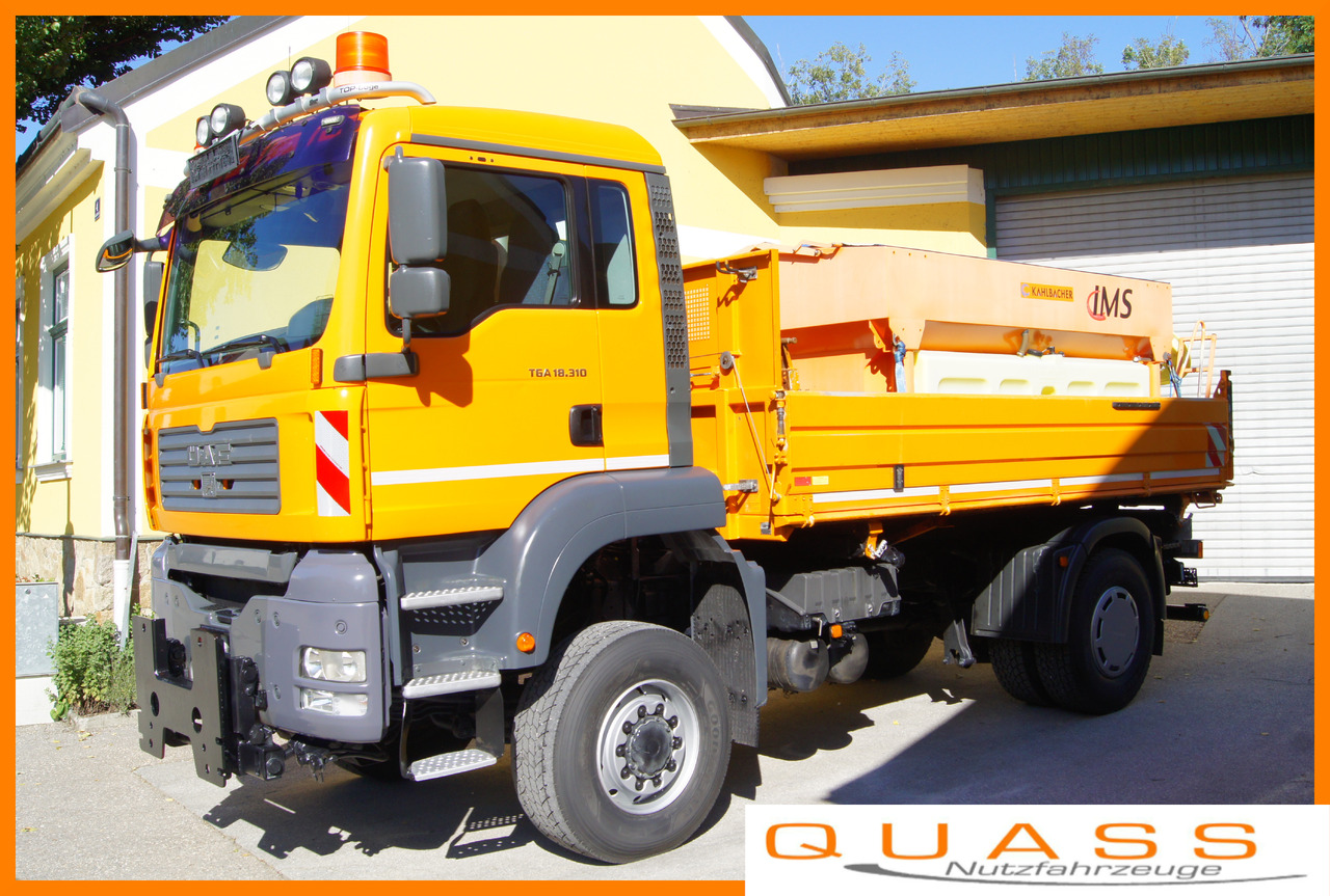 MAN TGA 18.310 BL 4x4/MEILLER/Salzstreuer/Winterdienst - Engin de déneigement: photos 1 MAN TGA 18.310 BL 4x4/MEILLER/Salzstreuer/Winterdienst - Engin de déneigement: photos 1
