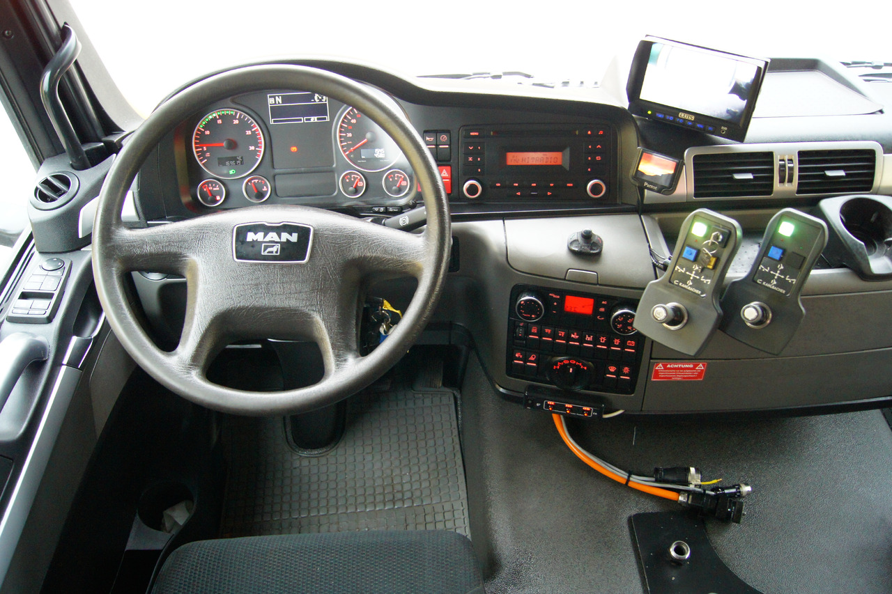 Camion ampliroll, Camion grue MAN TGS 28.400 BL 6x4-4/PK 12002 D/PALIFT/Winterdienst/Streuer/Pflug: photos 12