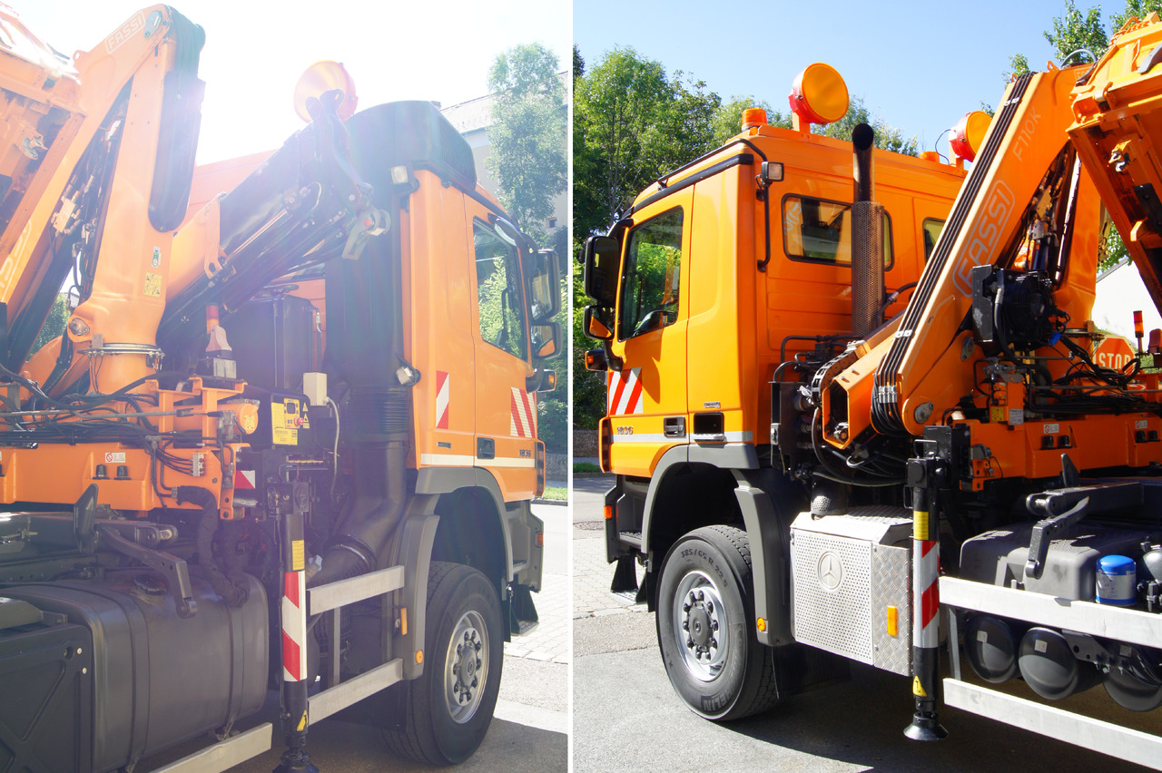 MERCEDES-BENZ ACTROS 1836 /4x4/TÜV/FASSI 110/MEILLER/Winterdienst/Wechselsystem - Engin de déneigement: photos 5 MERCEDES-BENZ ACTROS 1836 /4x4/TÜV/FASSI 110/MEILLER/Winterdienst/Wechselsystem - Engin de déneigement: photos 5