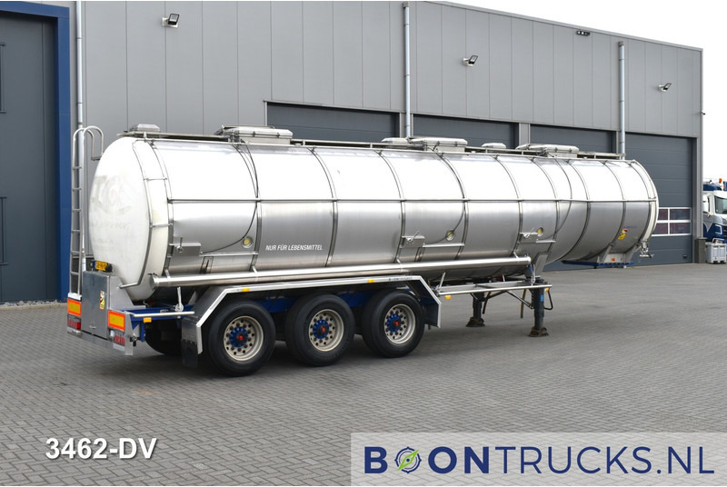 Burg BPO 12-27 Z TANK | 32,7 M³ * 3 COMP. * FOOD * STAINLESS STEEL * NL TRAILER - Semi-remorque citerne: photos 1 Burg BPO 12-27 Z TANK | 32,7 M³ * 3 COMP. * FOOD * STAINLESS STEEL * NL TRAILER - Semi-remorque citerne: photos 1