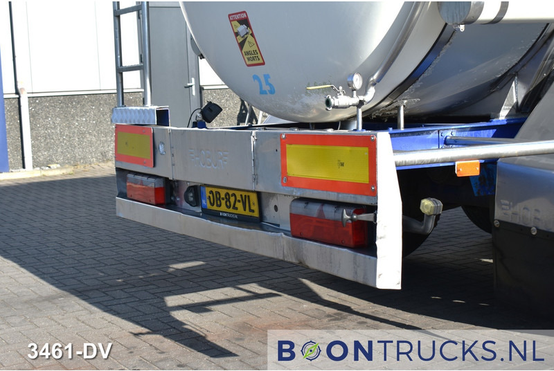 Semi-remorque citerne Burg BPO 12-27 Z TANK | 32,8 M³ * 3 COMP. * FOOD * STAINLESS STEEL * APK 10-2025: photos 19
