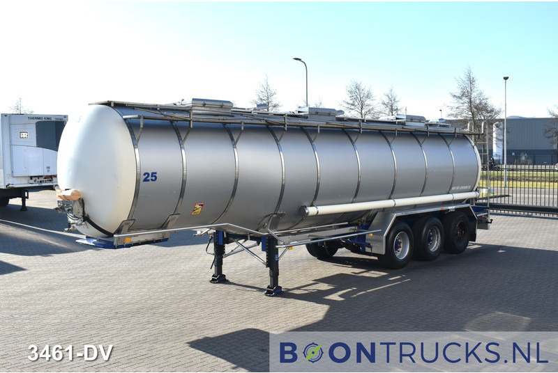 Burg BPO 12-27 Z TANK | 32,8 M³ * 3 COMP. * FOOD * STAINLESS STEEL * APK 10-2025 - Semi-remorque citerne: photos 5 Burg BPO 12-27 Z TANK | 32,8 M³ * 3 COMP. * FOOD * STAINLESS STEEL * APK 10-2025 - Semi-remorque citerne: photos 5