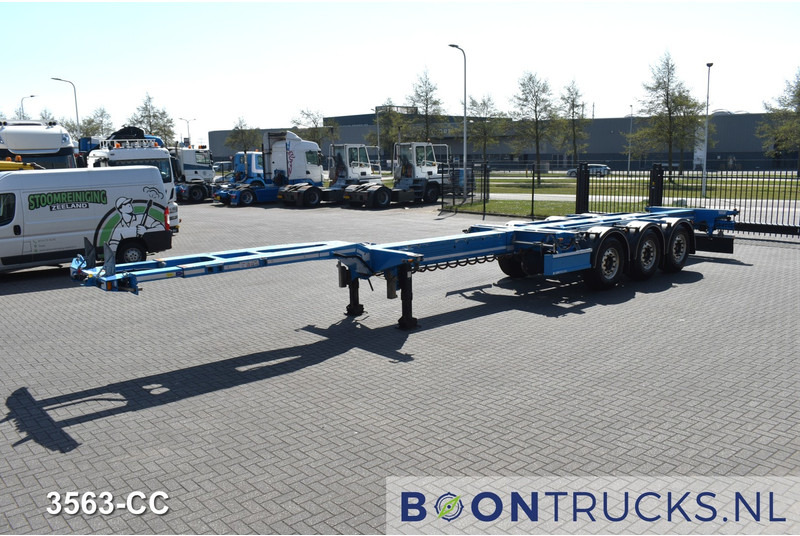 D-Tec FLEXITRAILER | 2x20-30-40-45ft HC * 3x EXTENDABLE * ADR * DISC BRAKES * APK 12-2025 - Semi-remorque porte-conteneur/ Caisse mobile: photos 5 D-Tec FLEXITRAILER | 2x20-30-40-45ft HC * 3x EXTENDABLE * ADR * DISC BRAKES * APK 12-2025 - Semi-remorque porte-conteneur/ Caisse mobile: photos 5