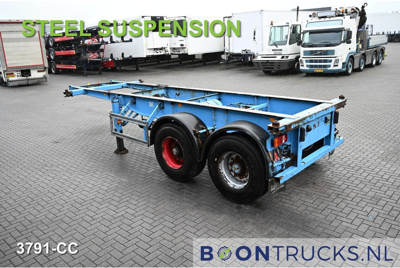 KOHLER CS 20/2 CHASSIS | 20ft * STEEL SUSPENSION * SAF / DRUM * 6x AVAILABLE - Semi-remorque porte-conteneur/ Caisse mobile: photos 2 KOHLER CS 20/2 CHASSIS | 20ft * STEEL SUSPENSION * SAF / DRUM * 6x AVAILABLE - Semi-remorque porte-conteneur/ Caisse mobile: photos 2