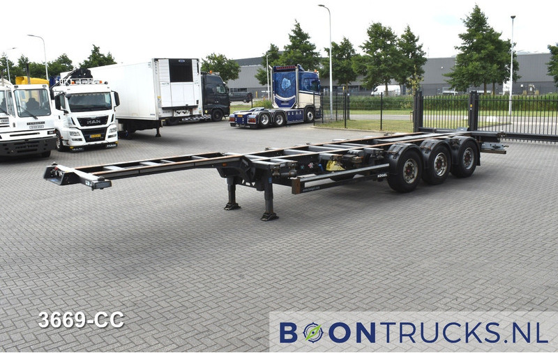 Kögel PORT 40 SIMPLEX 20 2x20-30-40ft HC * LIFT AXLE * SAF / DISC * EXTENDABLE REAR - Semi-remorque porte-conteneur/ Caisse mobile: photos 5 Kögel PORT 40 SIMPLEX 20 2x20-30-40ft HC * LIFT AXLE * SAF / DISC * EXTENDABLE REAR - Semi-remorque porte-conteneur/ Caisse mobile: photos 5