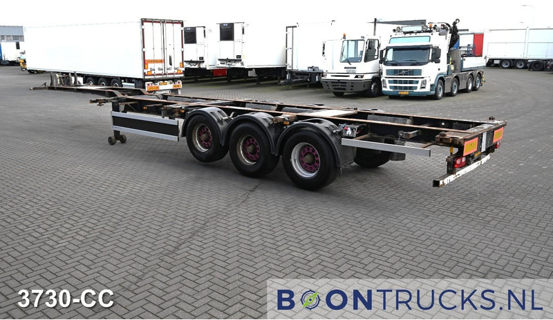 Pacton T3-007 2x20-40-45ft HC * LIFT AXLE * BPW * NL TRAILER - Semi-remorque porte-conteneur/ Caisse mobile: photos 2 Pacton T3-007 2x20-40-45ft HC * LIFT AXLE * BPW * NL TRAILER - Semi-remorque porte-conteneur/ Caisse mobile: photos 2