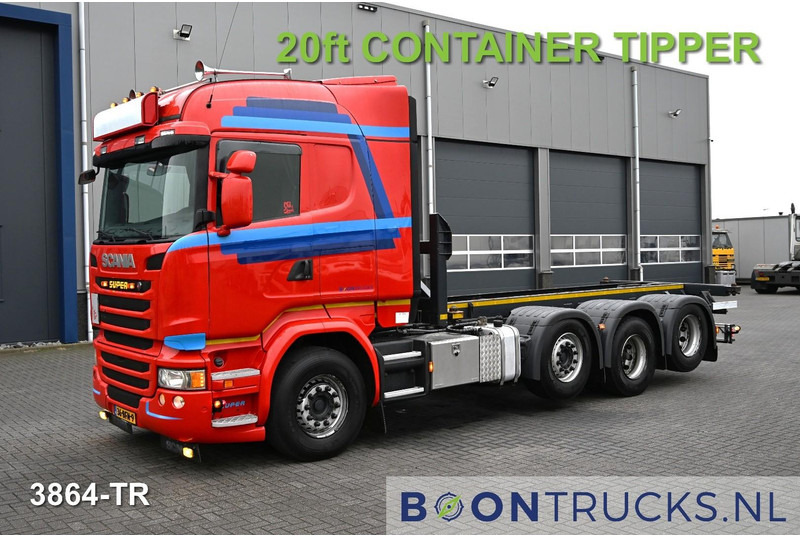 Scania R450 8x2 | EURO6 * CONTAINER TRANSPORT * 20ft TIPPING * NL TRUCK * APK 02-2026 - Camion porte-conteneur/ Caisse mobile: photos 2 Scania R450 8x2 | EURO6 * CONTAINER TRANSPORT * 20ft TIPPING * NL TRUCK * APK 02-2026 - Camion porte-conteneur/ Caisse mobile: photos 2