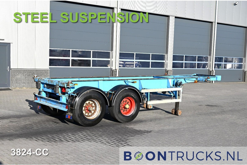 Schweriner Nutzfahrzeuge CS 20 CHASSIS | 20 ft * STEEL SUSPENSION * BPW/DRUM * 9x AVAILABLE - Semi-remorque porte-conteneur/ Caisse mobile: photos 1 Schweriner Nutzfahrzeuge CS 20 CHASSIS | 20 ft * STEEL SUSPENSION * BPW/DRUM * 9x AVAILABLE - Semi-remorque porte-conteneur/ Caisse mobile: photos 1