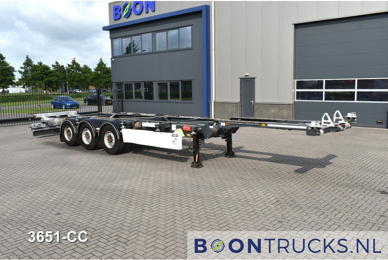 Van Hool A3C002 2x20-30-40-45ft HC * LIFT AXLE * SAF / DISC * EXTENDABLE REAR - Semi-remorque porte-conteneur/ Caisse mobile: photos 4 Van Hool A3C002 2x20-30-40-45ft HC * LIFT AXLE * SAF / DISC * EXTENDABLE REAR - Semi-remorque porte-conteneur/ Caisse mobile: photos 4
