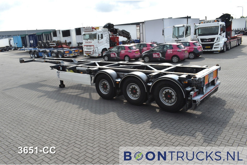Van Hool A3C002 2x20-30-40-45ft HC * LIFT AXLE * SAF / DISC * EXTENDABLE REAR - Semi-remorque porte-conteneur/ Caisse mobile: photos 3 Van Hool A3C002 2x20-30-40-45ft HC * LIFT AXLE * SAF / DISC * EXTENDABLE REAR - Semi-remorque porte-conteneur/ Caisse mobile: photos 3