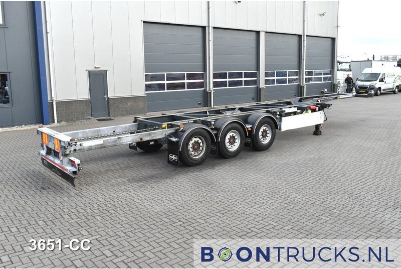 Van Hool A3C002 2x20-30-40-45ft HC * LIFT AXLE * SAF / DISC * EXTENDABLE REAR - Semi-remorque porte-conteneur/ Caisse mobile: photos 2 Van Hool A3C002 2x20-30-40-45ft HC * LIFT AXLE * SAF / DISC * EXTENDABLE REAR - Semi-remorque porte-conteneur/ Caisse mobile: photos 2