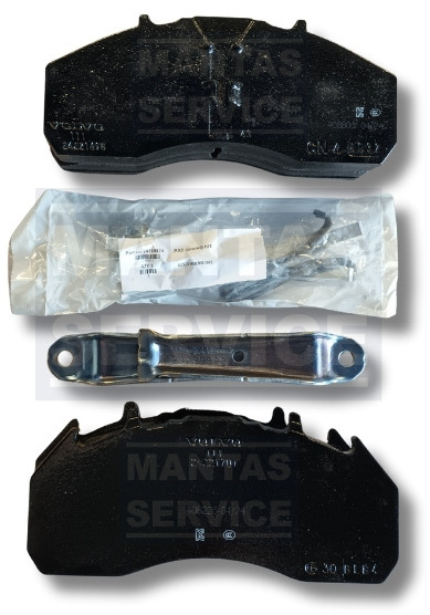 VOLVO BRAKE PAD KIT - DRAG FREE 24226155, 23149532, 21352570 - Plaquettes de frein pour Camion: photos 2 VOLVO BRAKE PAD KIT - DRAG FREE 24226155, 23149532, 21352570 - Plaquettes de frein pour Camion: photos 2