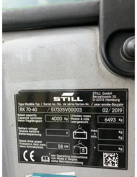 Still RX70-40 - Chariot élévateur à gaz: photos 5 Still RX70-40 - Chariot élévateur à gaz: photos 5