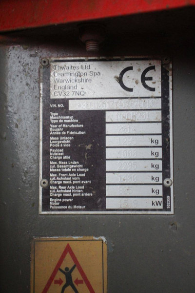 Mini tombereau Thwaites MACH201: photos 12