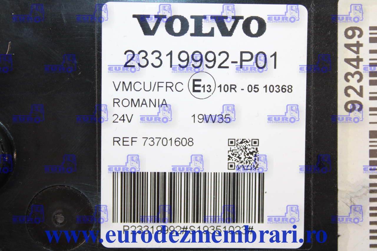 CALCULATOR VMCU VOLVO FH4 23319992, 23319971 21724448 21749022 21936624 21910766 21936558 22445004 23006075 - Bloc de gestion pour Camion: photos 3 CALCULATOR VMCU VOLVO FH4 23319992, 23319971 21724448 21749022 21936624 21910766 21936558 22445004 23006075 - Bloc de gestion pour Camion: photos 3