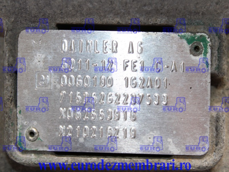 CUTIE DE VITEZE AUTOMATA CU RETARDER G211-12 FE1 MERCEDES ACTROS MP5 - Boîte de vitesse pour Camion: photos 5 CUTIE DE VITEZE AUTOMATA CU RETARDER G211-12 FE1 MERCEDES ACTROS MP5 - Boîte de vitesse pour Camion: photos 5