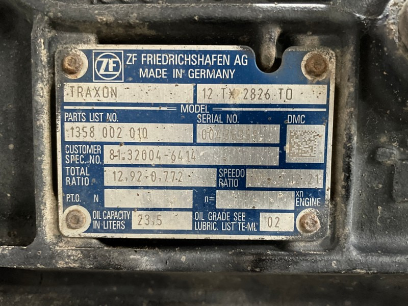 CUTIE DE VITEZE MAN AUTOMATA 12 TX 2826 TO R=12,92-0,772 81.32004.6414 + POMPA HYDRODRIVE 81.67501.6098 - Boîte de vitesse pour Camion: photos 5 CUTIE DE VITEZE MAN AUTOMATA 12 TX 2826 TO R=12,92-0,772 81.32004.6414 + POMPA HYDRODRIVE 81.67501.6098 - Boîte de vitesse pour Camion: photos 5