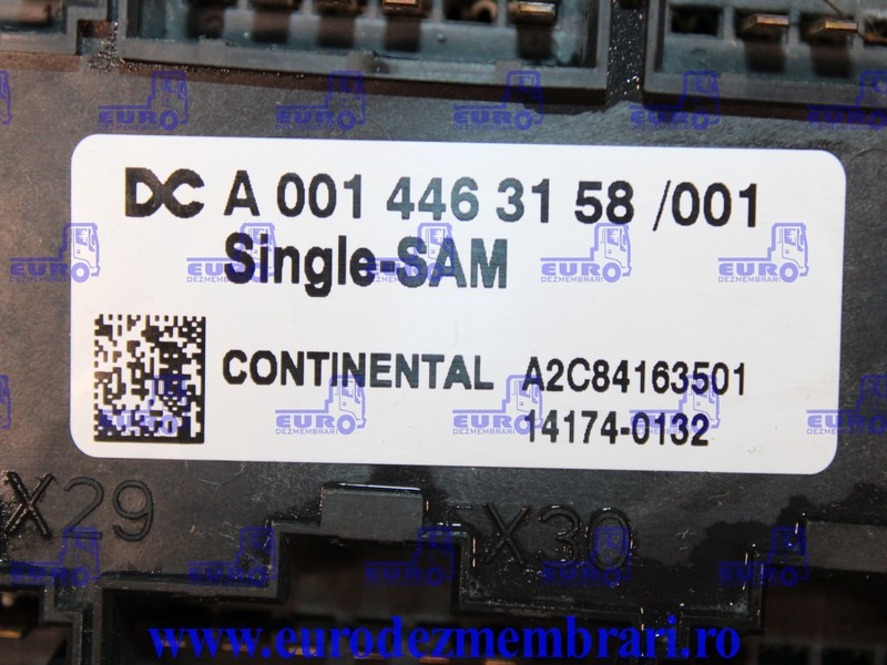 TABLOU SIGURANTE SINGLE SAM MERCEDES ACTROS MP4 A0014463158, A0014463658, A0014466158, A0014467658 - Fusible pour Camion: photos 3 TABLOU SIGURANTE SINGLE SAM MERCEDES ACTROS MP4 A0014463158, A0014463658, A0014466158, A0014467658 - Fusible pour Camion: photos 3