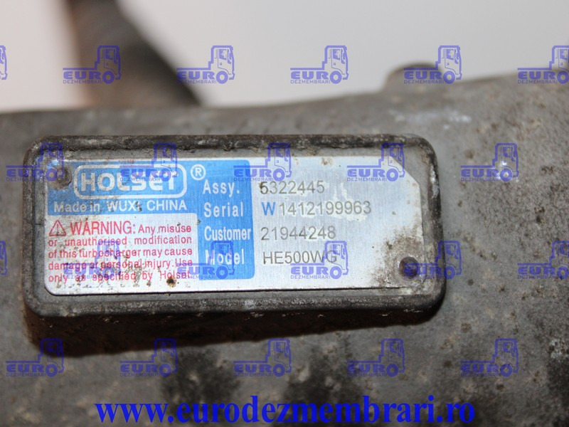 TURBOSUFLANTA RENAULT T DTI 11 21944248, 21475425 - Turbocompresseur pour Camion: photos 2 TURBOSUFLANTA RENAULT T DTI 11 21944248, 21475425 - Turbocompresseur pour Camion: photos 2