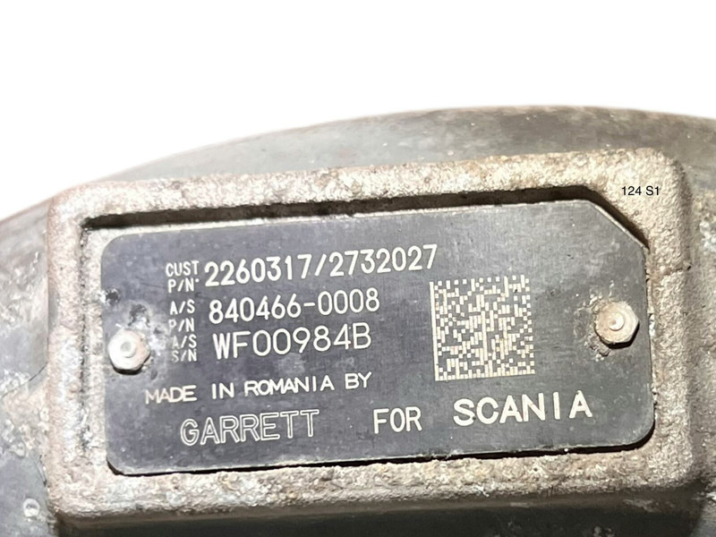 Scania Garrett - Turbocompresseur: photos 3 Scania Garrett - Turbocompresseur: photos 3
