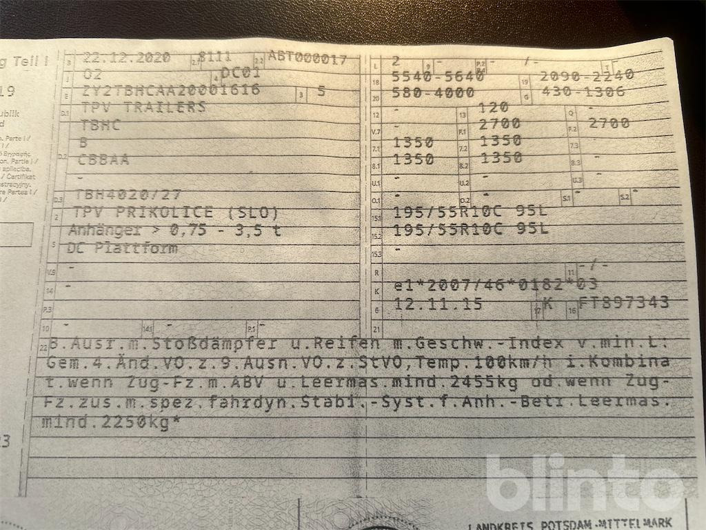 Böckmann HL -TBH 4020/27 (2020) - Remorque porte-voitures: photos 5 Böckmann HL -TBH 4020/27 (2020) - Remorque porte-voitures: photos 5